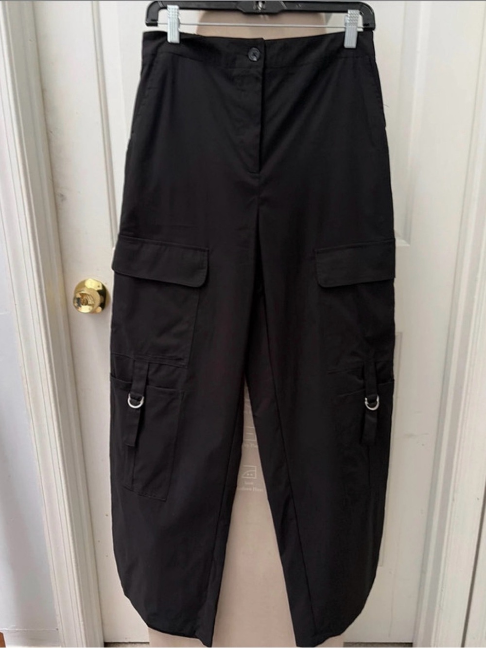 Sincerely Jules Black Cargo Jogger Pants